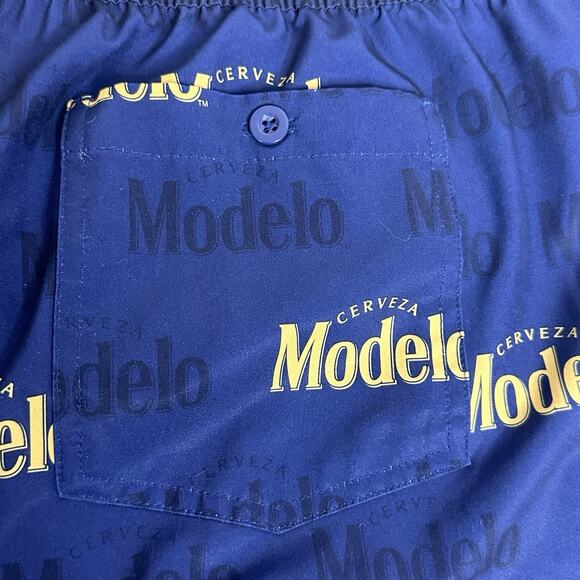 Modelo Cerveza Beer Mens Board Shorts Swim Trunks size 2XL New - Picture 4 of 7